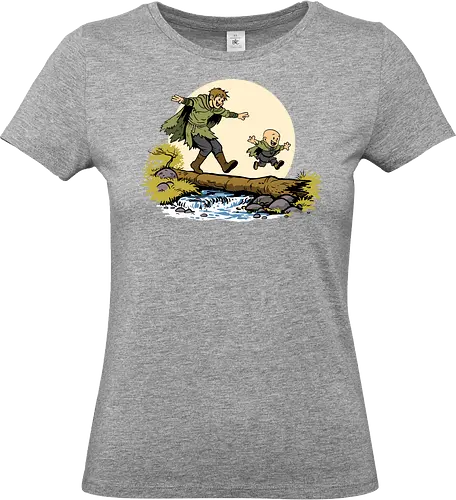Ser Dunk and Egg - A knight of the seven kingdoms, hedge knight, ser dunk, dunk, Duncan, egg, tall knight, Calvin and Hobbes - Standard T-Shirt (Frauen)
