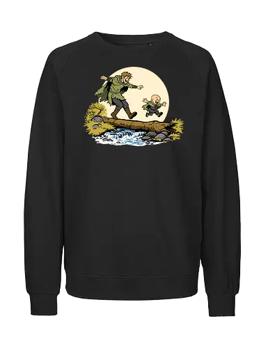 Ser Dunk and Egg - A knight of the seven kingdoms, hedge knight, ser dunk, dunk, Duncan, egg, tall knight, Calvin and Hobbes - Fairtrade Sweatshirt
