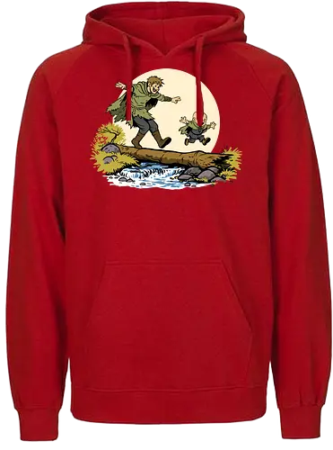 Ser Dunk and Egg - A knight of the seven kingdoms, hedge knight, ser dunk, dunk, Duncan, egg, tall knight, Calvin and Hobbes - Fairtrade Hoodie
