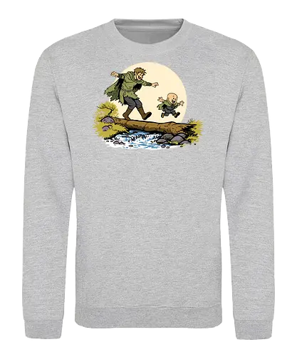 Ser Dunk and Egg - A knight of the seven kingdoms, hedge knight, ser dunk, dunk, Duncan, egg, tall knight, Calvin and Hobbes - Sweatshirt