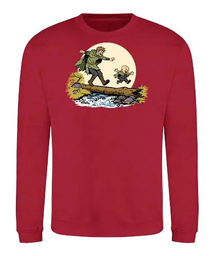 Ser Dunk and Egg - A knight of the seven kingdoms, hedge knight, ser dunk, dunk, Duncan, egg, tall knight, Calvin and Hobbes - Sweatshirt