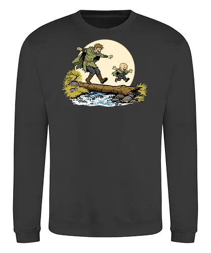 Ser Dunk and Egg - A knight of the seven kingdoms, hedge knight, ser dunk, dunk, Duncan, egg, tall knight, Calvin and Hobbes - Sweatshirt