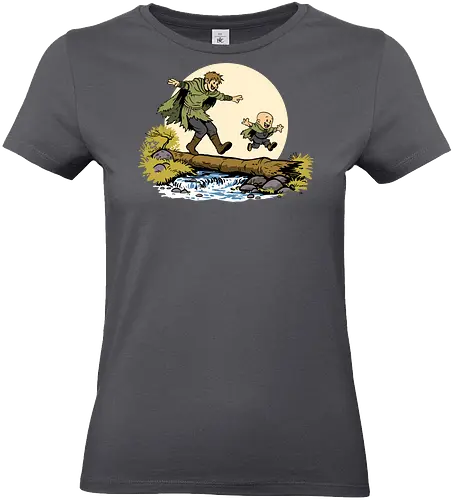 Ser Dunk and Egg - A knight of the seven kingdoms, hedge knight, ser dunk, dunk, Duncan, egg, tall knight, Calvin and Hobbes - Standard T-Shirt (Frauen)