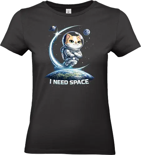 I Need Space - Simlow, Twitch, Streamer, Katze, Chaos - Standard T-Shirt (Frauen)