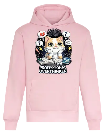 Professional Overthinker - Simlow, Twitch, Streamer, Katze, Chaos - Heavyweight Hoodie