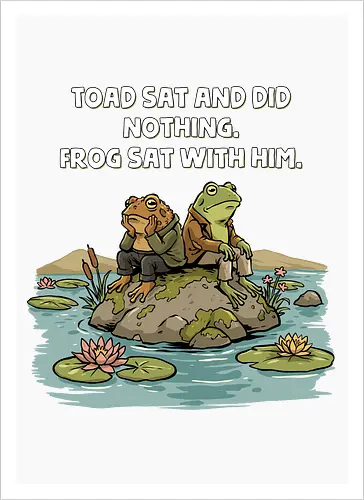 Toad Sat and Did Nothing