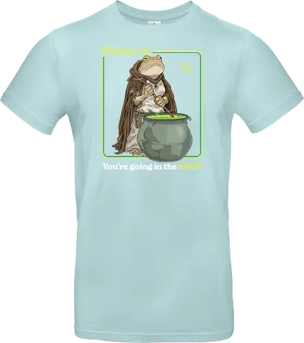 That's it You're Going In The Soup - thats it youre going in the soup, dark humor, frog, funny, funny meme, gen z, humor, sarcasm, silly, soup, toad, unhinged, weird, weirdcore, wizard - Standard T-Shirt