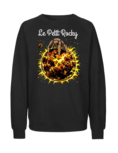 Le Petit Rocky - project hail mary, rocky, astrophage, alien, bookish, amaze, hail mary, andy weir, book lover, astronaut, sun, sapce, galaxy, universe, tau ceti - Fairtrade Sweatshirt