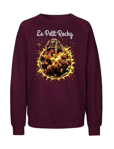 Le Petit Rocky - project hail mary, rocky, astrophage, alien, bookish, amaze, hail mary, andy weir, book lover, astronaut, sun, sapce, galaxy, universe, tau ceti - Fairtrade Sweatshirt