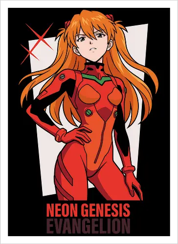 Asuka Langley Soryu - Evangelion Unit 02 Pilot Graphic