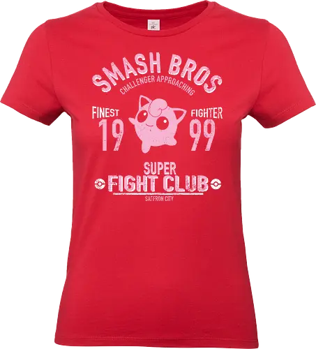 Super Fight Club - Saffron City - pummeluff kämpfer, smash bros, kleidung, safran city, teetan, super smash bros, purin - Standard T-Shirt (Frauen)
