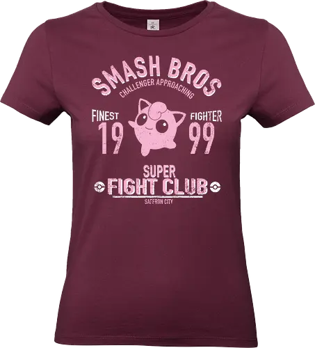 Super Fight Club - Saffron City - pummeluff kämpfer, smash bros, kleidung, safran city, teetan, super smash bros, purin - Standard T-Shirt (Frauen)