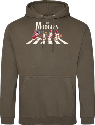The Moogles - Final, abbey road, rpg, jrpg, games, old games, cloud, Gaming, Villain, beatles, Kupo, cute, fantasy 7 - Standard Hoodie