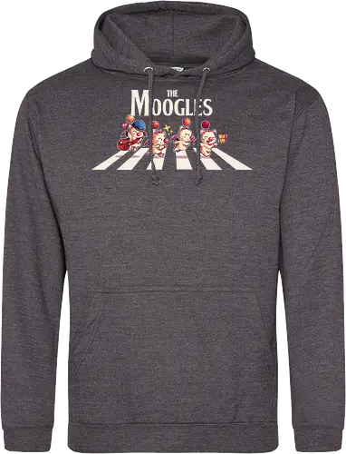 The Moogles - Final, abbey road, rpg, jrpg, games, old games, cloud, Gaming, Villain, beatles, Kupo, cute, fantasy 7 - Standard Hoodie
