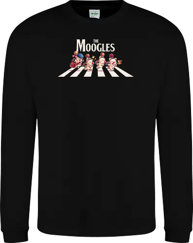 The Moogles - Final, abbey road, rpg, jrpg, games, old games, cloud, Gaming, Villain, beatles, Kupo, cute, fantasy 7 - Sweatshirt