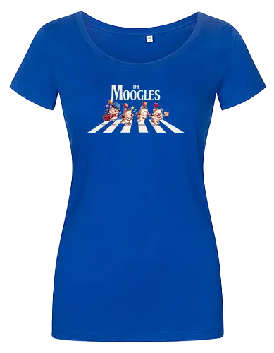 The Moogles - Final, abbey road, rpg, jrpg, games, old games, cloud, Gaming, Villain, beatles, Kupo, cute, fantasy 7 - Damen T-Shirt