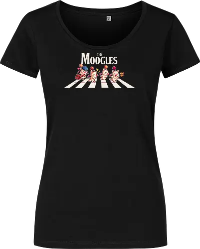 The Moogles - Final, abbey road, rpg, jrpg, games, old games, cloud, Gaming, Villain, beatles, Kupo, cute, fantasy 7 - Damen T-Shirt