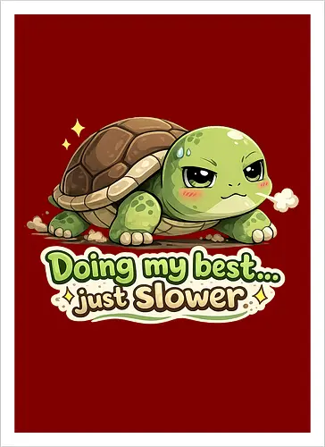 Doing my best… just slower