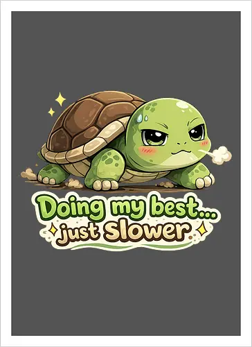 Doing my best… just slower