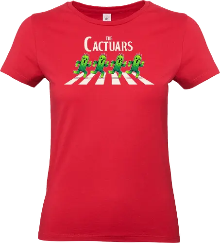 The Cactuars - Final, abbey road, rpg, jrpg, games, old games, cloud, Gaming, Villain, beatles, Cactus, needle, fantasy 7 - Standard T-Shirt (Frauen)