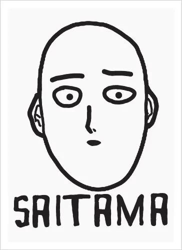 Der stärkste Held der Welt - Saitama Shirt, Anime Kleidung, Geek Mode, Nerd Shirt, Manga Stil, stärkster Held, Otaku Kultur, Nerd Streetwear, minimalistisches Anime-Shirt, ONE Manga, Geek Geschenk, Anime Print, Otaku Shirt, Punch Man T-Shirt, Punch Man Merch - Kunstdruck