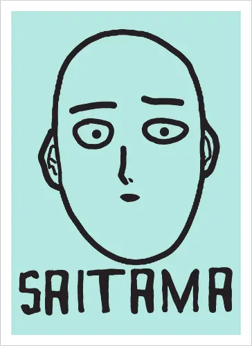 Der stärkste Held der Welt - Saitama Shirt, Anime Kleidung, Geek Mode, Nerd Shirt, Manga Stil, stärkster Held, Otaku Kultur, Nerd Streetwear, minimalistisches Anime-Shirt, ONE Manga, Geek Geschenk, Anime Print, Otaku Shirt, Punch Man T-Shirt, Punch Man Merch - Kunstdruck
