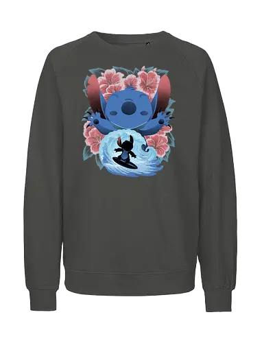 Tropical Alien - Hawaii, tropical, island, Lilo - Fairtrade Sweatshirt