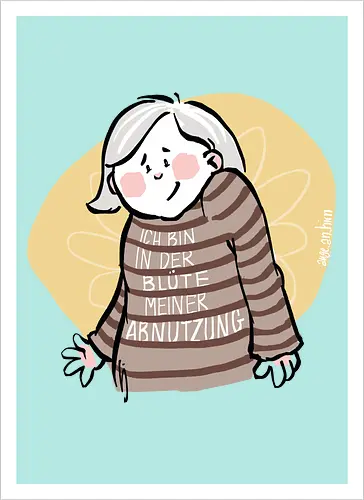 Ich bin in der Blüte..