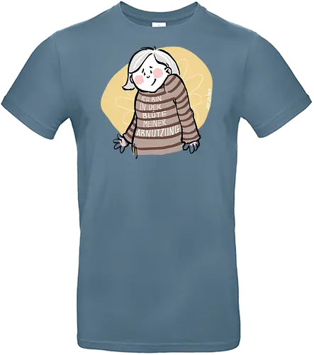 Ich bin in der Blüte.. - Ringelpullisprüche, Ringeldinger, streifenweise, Spruch, Weisheit, Motivation, Ringelpulli, SprücheShirt, Cartoon Illustration, Statement, Handgezeichnet, Humor, Selbstironie, Streifenpulli, Spruchshirt, deutsch - Standard T-Shirt