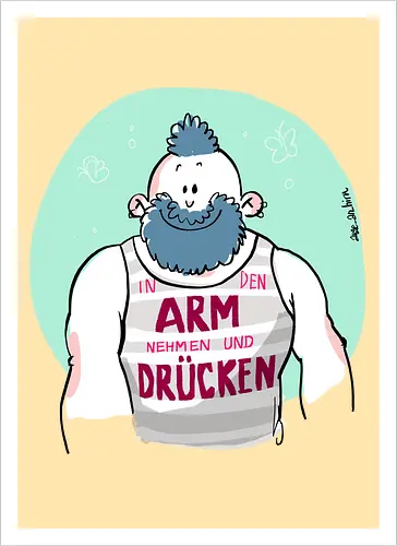 ...ARM...DRÜCKEN...