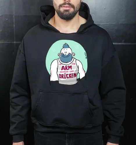 ...ARM...DRÜCKEN...