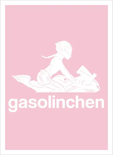 Gasolinchen print weiß