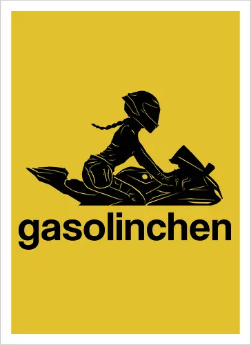 Gasolinchen Print black