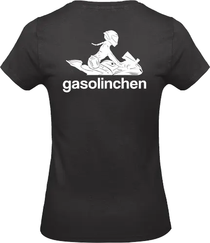 Gasolinchen Back Logo - motorrad, creator, logo - Standard T-Shirt (Frauen)