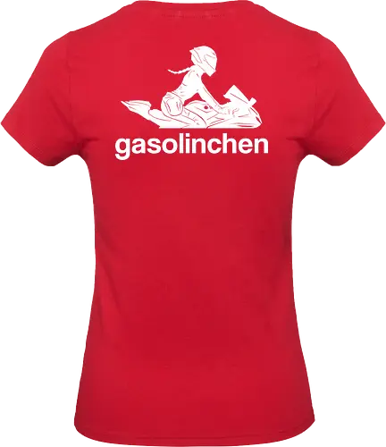 Gasolinchen Back Logo - motorrad, creator, logo - Standard T-Shirt (Frauen)