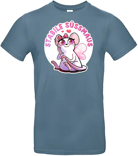 Stabile Süßmaus - süßmaus, maus, stabil, Fee, niedlich, comic, cute - Standard T-Shirt