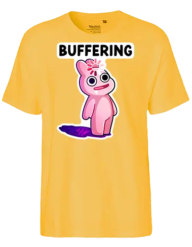 Buffering - Buffering, Bunnie, Hase, comic, Lustig, afk, lag, rosa - Fairtrade T-Shirt