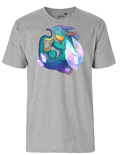 Owlard - cute, niedlich, creature, lizard, echse, eule, owl, fairy - Fairtrade T-Shirt