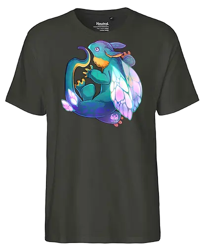 Owlard - cute, niedlich, creature, lizard, echse, eule, owl, fairy - Fairtrade T-Shirt