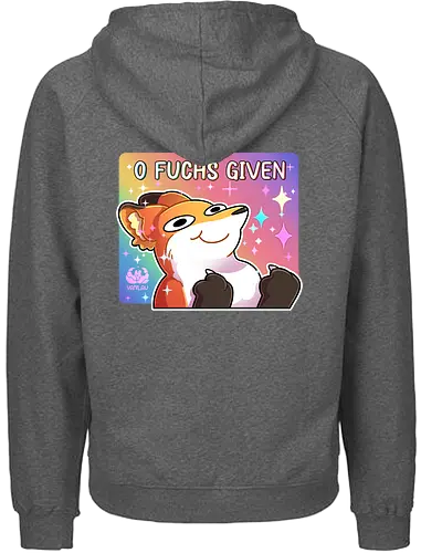 0 Fuchs given - fox, fuchs, cute, comic - Fairtrade Hoodie