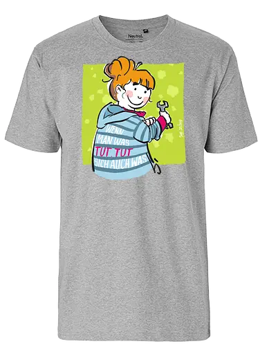 Wenn man was tut... - Ringelpulli, Weisheit, Spruch, Motivation - Fairtrade T-Shirt
