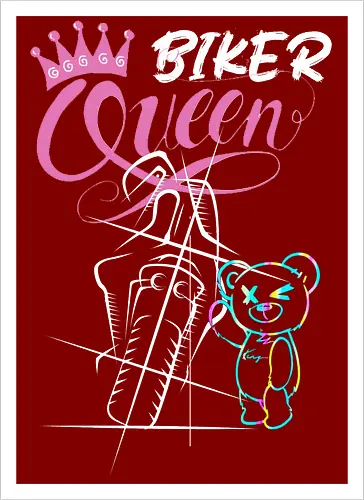 Biker Queen Back