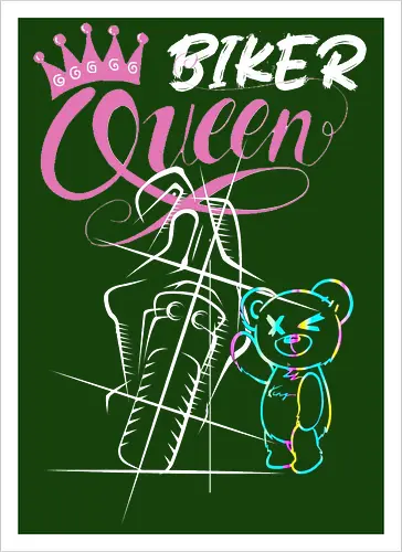 Biker Queen Back