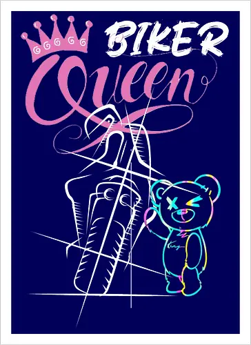 Biker Queen Back