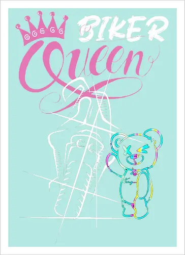 Biker Queen Back