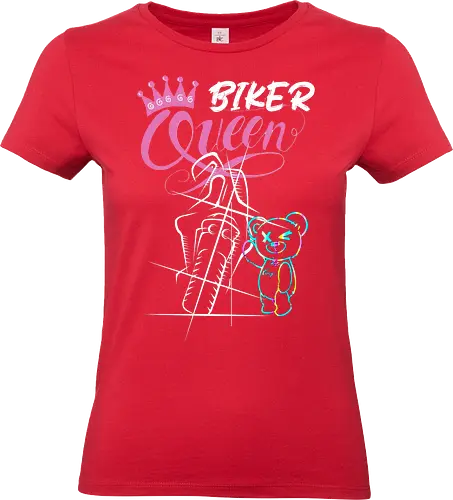 Biker Queen Back - Standard T-Shirt (Frauen)