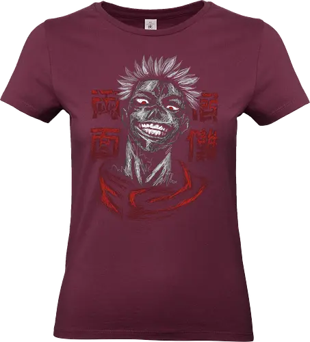 rage of evil  - anime, manga, curse, jujutsu, sukuna, kenjaku, art, evil, horror, creepy, scary - Standard T-Shirt (Frauen)