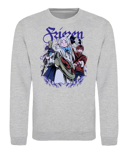 wizard team  - wizard, witch, magician, stark, fern, frieren, fairy, adventure, anime, manga, streetwear - Sweatshirt