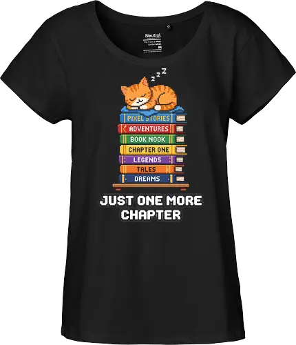 Just One More Chapter - Sleeping Pixel Cat Book 