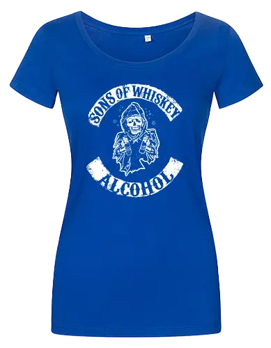 Whiskey-Bruderschaft - Reaper-Totenkopf Vintage Biker-Club-Stil 